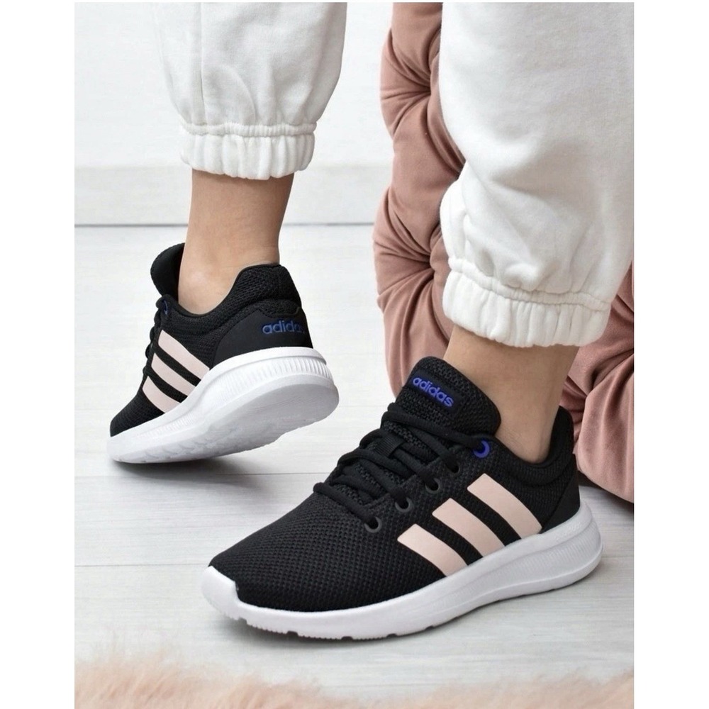 Adidas Lite Racer CLN 2.0 Black Vapor Pink Running Shoes Women's Size 8 NWT - Picture 12 of 16